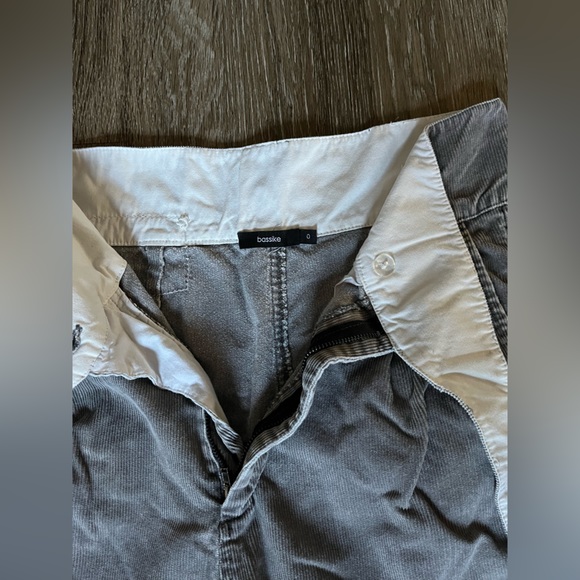 Bassike gray corduroy pants size 0 - Picture 7 of 7
